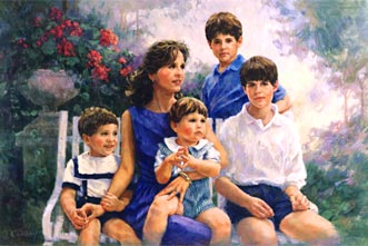 Lizzie Eifler and sons